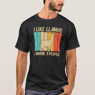 Llama For Men Women Llama Farm Animal 9 T-Shirt