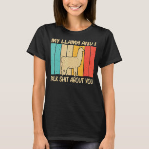 Llama For Men Women Llama Farm Animal T-Shirt