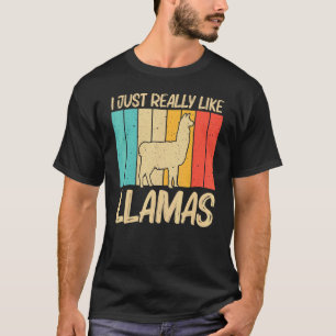 Llama For Men Women Llama Farm Animal T-Shirt
