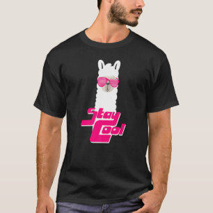Llama For Women Stay Cool Alpaca Mens Llama T-Shirt