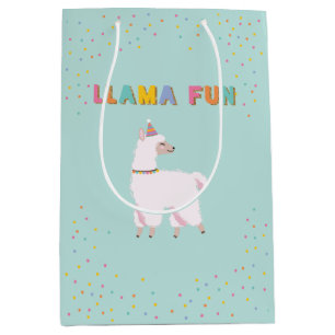 Llama Fun birthday party gift bag