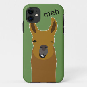 Llama Funny Face iPhone 11 Case