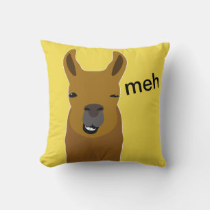 Llama Funny Face Cushion