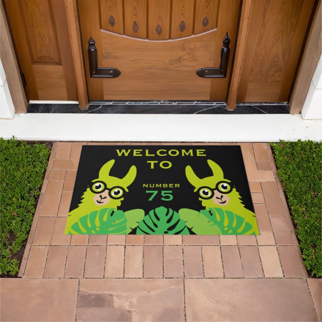 llama Funny Novelty Doormat (Outdoor)