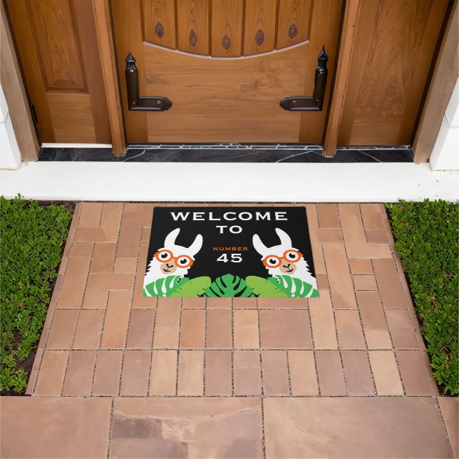 llama Funny Novelty Doormat (Outdoor)