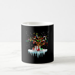 Llama Gift   Christmas With Llama Beautiful Coffee Mug