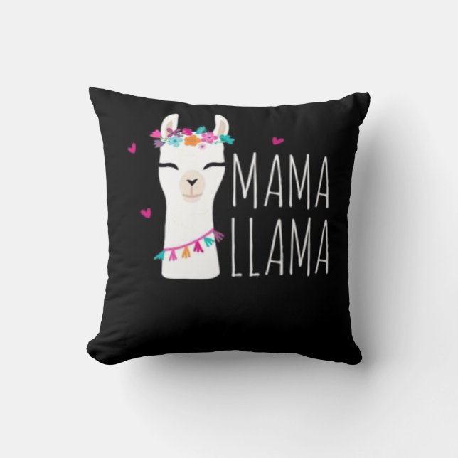 Llama Gift | Mama Llama Cushion (Front)