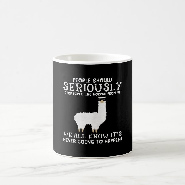 Llama Gift | People should seriously Coffee Mug (Center)