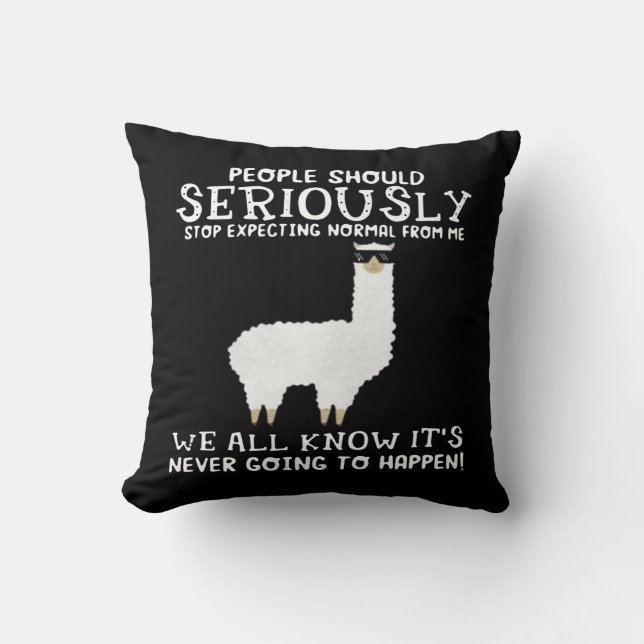Llama Gift | People should seriously Cushion (Front)