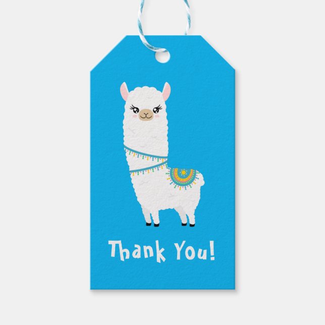 Llama Gift Tags (Front)