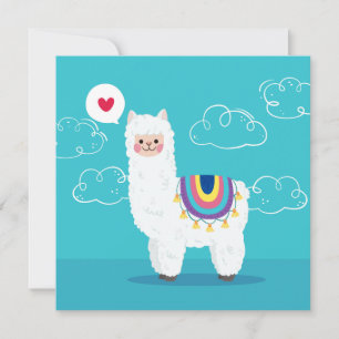 Llama Holiday Card