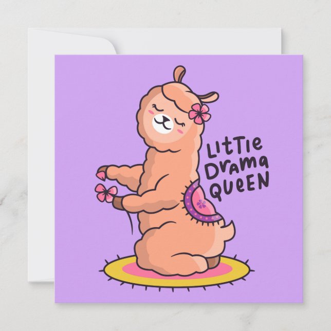 Llama Holiday Card (Front)