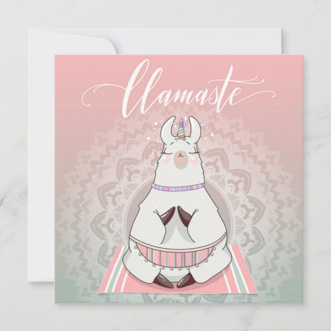 Llama Holiday Card (Front)