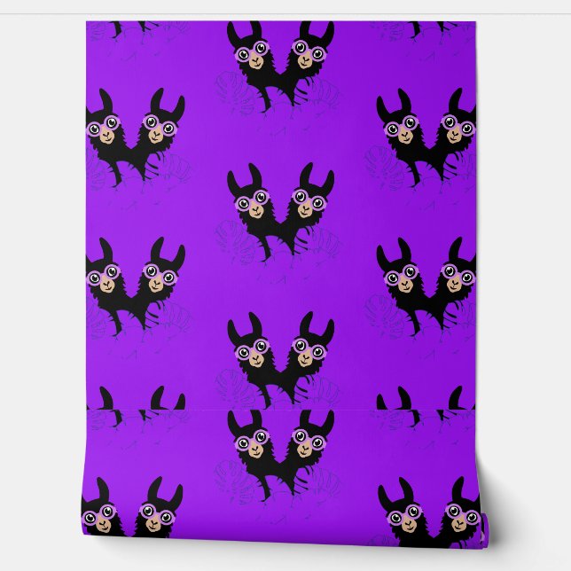 Llama Home Decor Wallpaper (Unrolling)