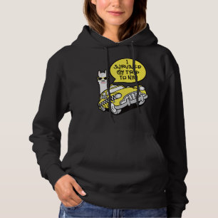 Llama I Survived My Trip To New York City Hoodie