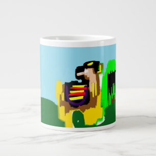 Llama joy large coffee mug