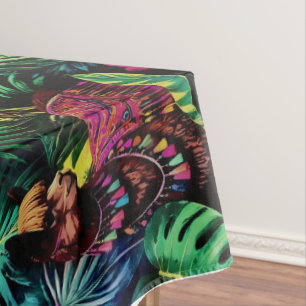 Llama Jungle Dreams Seamless Surface Pattern Tablecloth