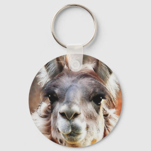 Llama Key Ring