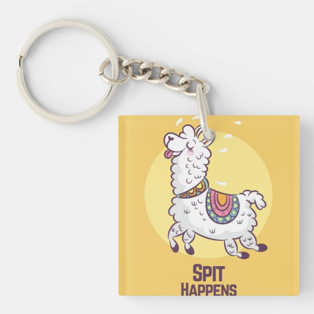 Llama Keychain (Front)