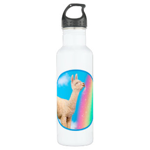 Llama Licking Rainbow 710 Ml Water Bottle