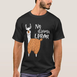 Llama Llama Costume Llama Pyjamas No Drama Llama T-Shirt