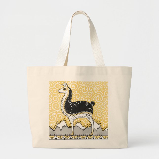llama llama dot dot canvas tote (Front)