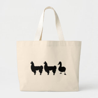 Llama Llama Duck Large Tote Bag