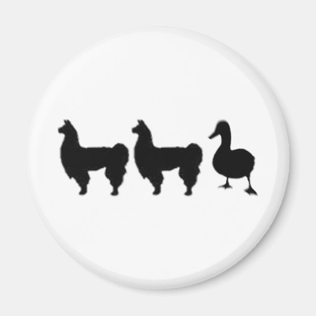 Llama Llama Duck Magnet (Front)