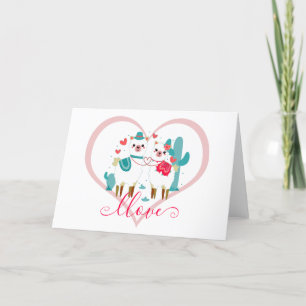Llama Llove Holiday Card