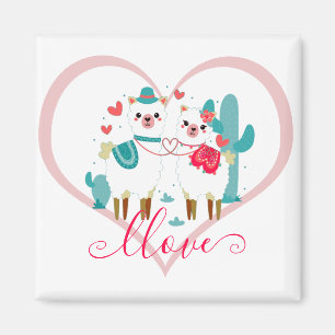 Llama Llove  Magnet