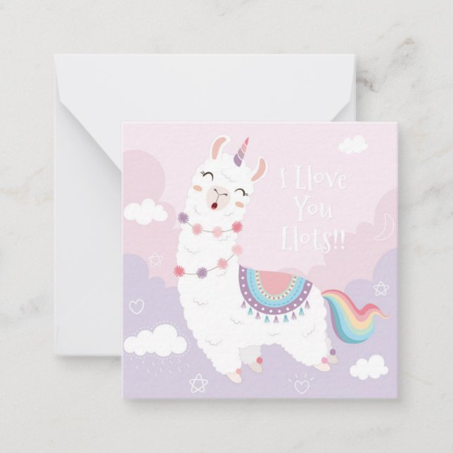 Llama Love Card (Front)
