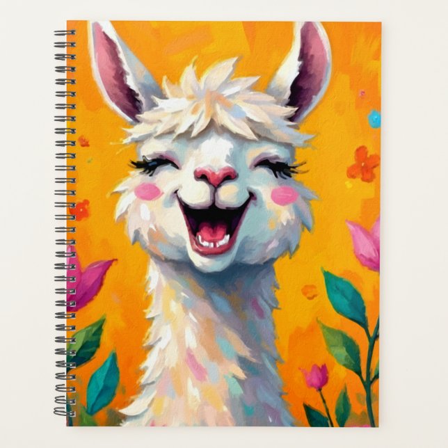 Llama Love in Bloom Planner (Front)