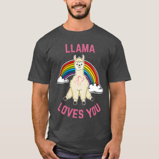 Llama Love Sweetheart retro T-Shirt