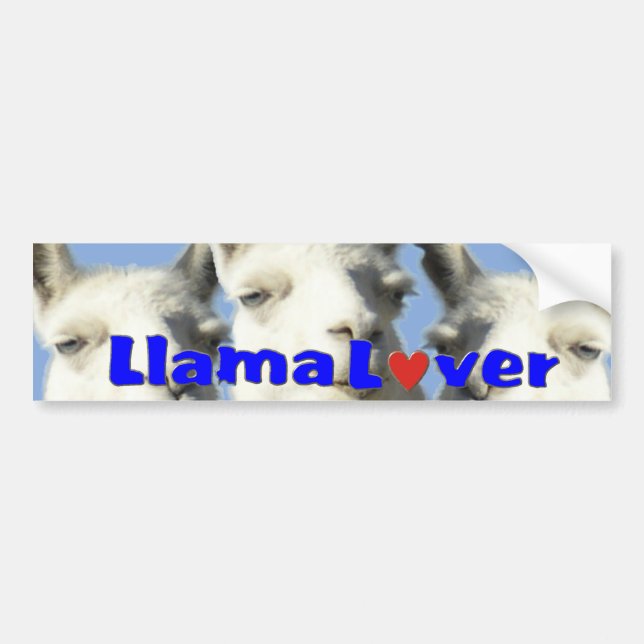 Llama Lover Bbumper STICKER (Front)