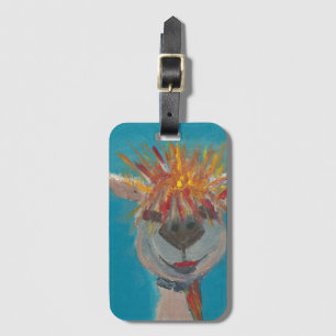 Llama Luggage Tag