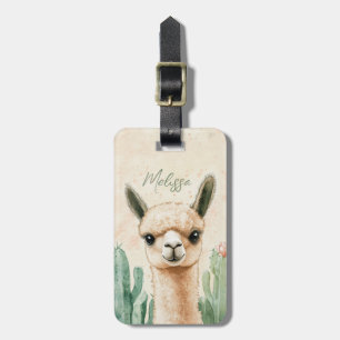 Llama Luggage Tags