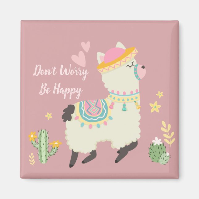 Llama Magnet (Front)