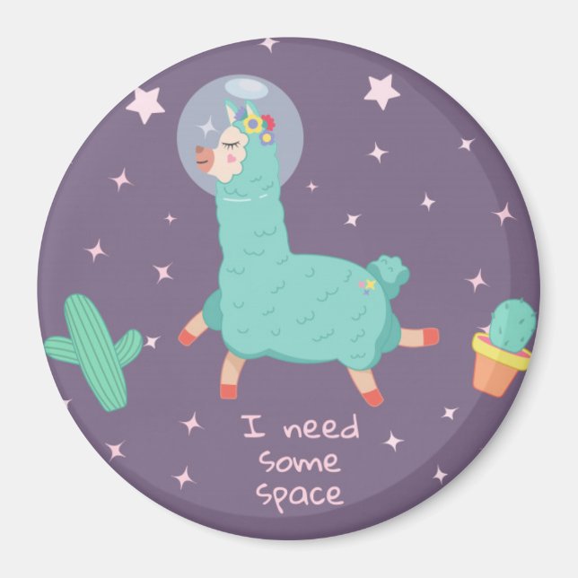 Llama Magnet (Front)