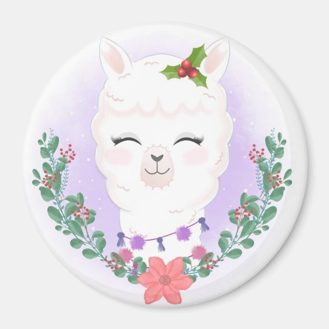 Llama Magnet (Front)