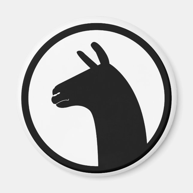 Llama Magnet - Smooth (Front)