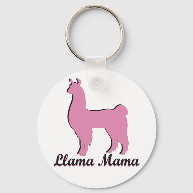 Llama Mama Key Ring (Front)