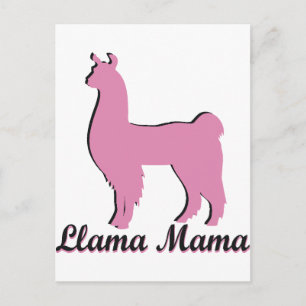 Llama Mama Postcard