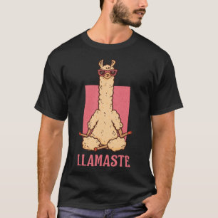 Llama Namaste Yoga Mum Chakra Women s Workout Moth T-Shirt