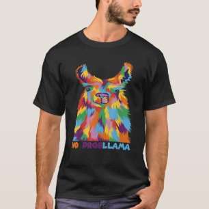 Llama No Problem Colourful Alpaca Llama Animal T-Shirt
