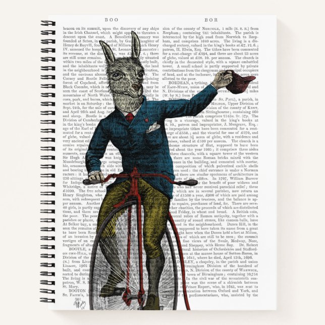 Llama on Bike Notebook (Front)