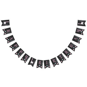 Llama Pajama Pink Girls Sleepover Party Bunting