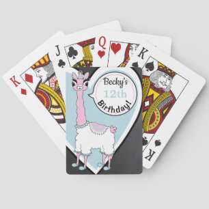 Llama Pajama Playing Cards