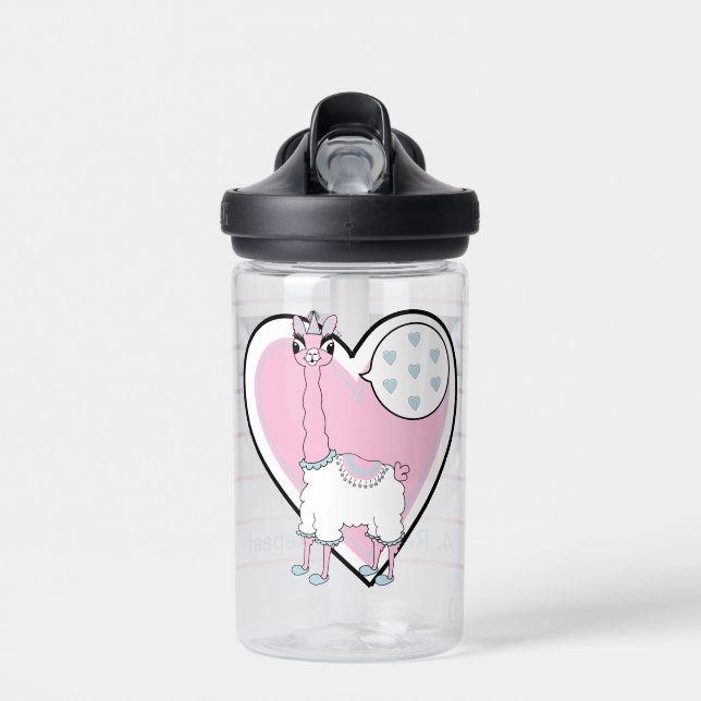 Llama Pajama Water Bottle (Front)