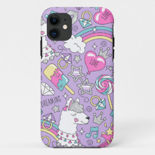 Llama pattern 1 iPhone 11 case