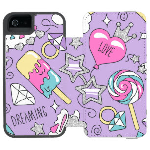Llama pattern 1 incipio watson™ iPhone 5 wallet case